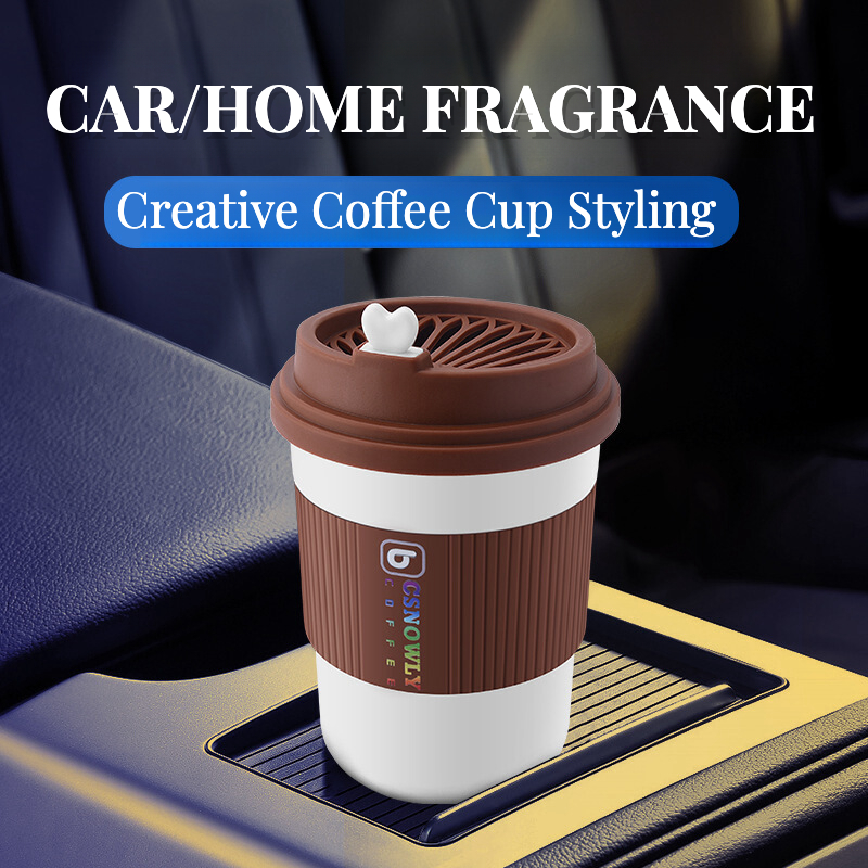 معطر جل للسيارة بتصميم كوب قهو - مراجعة Home Fragrance No.01 وسعره